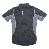 STOKE Cycling Mens Jersey Black 1/4 Zip M