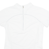 NIKE Cycling Womens Jersey White 1/4 Zip S