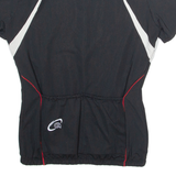 GONSO Cycling Mens Jersey Black 1/4 Zip S