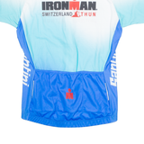 SANTINI Cycling Mens Jersey Blue 1/4 Zip S