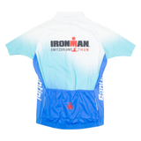 SANTINI Cycling Mens Jersey Blue 1/4 Zip S