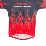 ACTON SPORTS Cycling Mens Jersey Black 1/2 Zip L