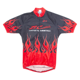 ACTON SPORTS Cycling Mens Jersey Black 1/2 Zip L