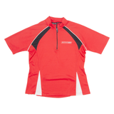 BRUNEX Cycling Womens Jersey Red 1/4 Zip XL