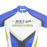 CANNONDALE Cycling Mens Jersey White 1/2 Zip M