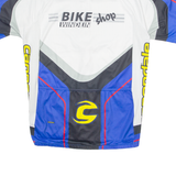 CANNONDALE Cycling Mens Jersey White 1/2 Zip M