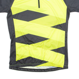 BRUNEX Cycling Mens Jersey Yellow 1/4 Zip M