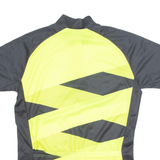 BRUNEX Cycling Mens Jersey Yellow 1/4 Zip M