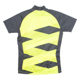 BRUNEX Cycling Mens Jersey Yellow 1/4 Zip M