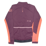 ION Cycling Womens Jersey Maroon Long Sleeve 1/4 Zip S