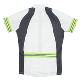 CROSSWAVE Cycling Mens Jersey White 1/4 Zip M
