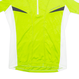 CROSSWAVE Cycling Mens Jersey Green 1/4 Zip M