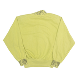 Mens Sweatshirt Green High Neck 90s S