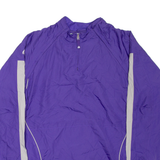 MAJESTIC Training Mens Sweatshirt Purple 1/4 Zip M