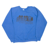 FRUIT OF THE LOOM A.K Smiley Public Library California Womens Sweatshirt Blue 90s USA XL