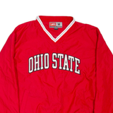 PRO PLAYER Ohio State Buckeyes Training Mens Sweatshirt Red V-Neck USA M
