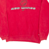 NHL HOCKEY RULES Detroit Red Wings Mens Sweatshirt Red USA L