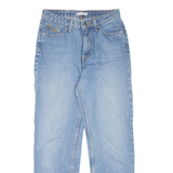 TOMMY HILFIGER Cropped Womens Jeans Blue Classic Straight Stone Wash W27 L27