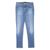 ROBERTO CAVALLI Womens Jeans Blue Slim Skinny Stone Wash W28 L30