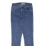 LEVI'S 721 High Rise Womens Jeans Blue Slim Skinny W25 L30