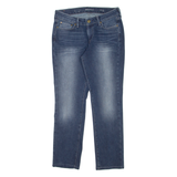 LEVI'S Classic Rise Womens Jeans Blue Slim Straight Stone Wash W28 L27