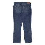 LEVI'S Classic Rise Womens Jeans Blue Slim Straight Stone Wash W28 L27