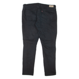 LEVI'S Modern Rise Womens Jeans Black Slim Skinny W33 L29