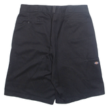 DICKIES Mens Chino Shorts Black Relaxed 2XL W42