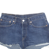 LEVI'S Cut Off 527 Womens Denim Shorts Blue Slim M W29