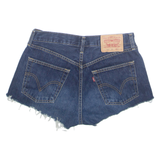 LEVI'S Cut Off 527 Womens Denim Shorts Blue Slim M W29
