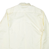 THARUN Mens Plain Shirt Yellow Long Sleeve L