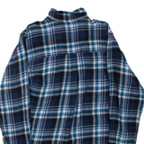WRANGLER Mens Shirt Blue Check Long Sleeve M
