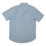 TED BAKER Mens Shirt Blue Check L