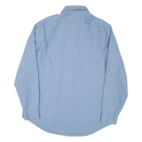 CALVIN KLEIN Slim Fit Stretch Mens Shirt Blue Long Sleeve XL