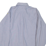 TOMMY HILFIGER Mens Shirt White Check Long Sleeve XL