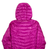 THE NORTH FACE Down Insulated Womens Puffer Coat Purple Hooded M