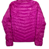 THE NORTH FACE Down Insulated Womens Puffer Coat Purple Hooded M