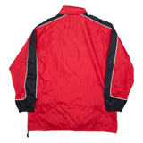 NIKE Mens Rain Jacket Red Hooded XL