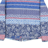 BOGNER Womens Coat Blue Crazy Pattern L