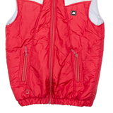 JEAN JACQUES BENSON Mens Puffer Gilet Red L