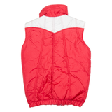 JEAN JACQUES BENSON Mens Puffer Gilet Red L