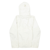 JACK WOLFSKIN Womens Rain Coat White Hooded XS