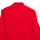 FRANKENWALDER Womens Blazer Jacket Red M