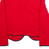 FRANKENWALDER Womens Blazer Jacket Red M