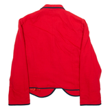 FRANKENWALDER Womens Blazer Jacket Red M