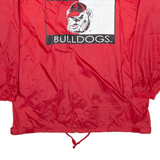 STADIUM SPORT Georgia Bulldogs Mens Track Jacket Red Nylon USA Hooded M