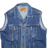BIG STAR Mens Denim Gilet Blue M