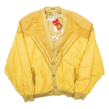 SUET Womens Bomber Jacket Yellow M