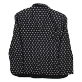 BUGATTI Womens Overcoat Jacket Black Wool Floral M