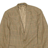 MILANO Mens Blazer Jacket Yellow Cashmere Herringbone M